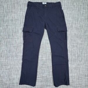 Tyndale Women's K213T FR Cargo Work Pants Navy Blue Size 6 33 Inseam Arc Rated